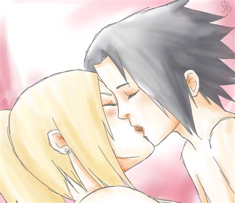 Naruto Kissing Sasuke Fanart Narucrot