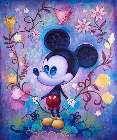 5d Diamond Painting Cartoon Mickey Mouse Diamond Mosaic Etsy