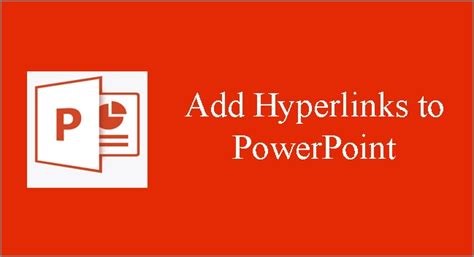 5 Options To Add Hyperlinks To Powerpoint Presentation Slides