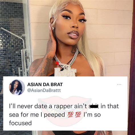Say Cheese 👄🧀 On Twitter Asian Doll Says Shell Never Date A Rapper
