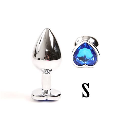 Buy Stainless Steel Metal Anal Plug Booty Beads Crystal Jewelry Sex Toys Adult Products Butt