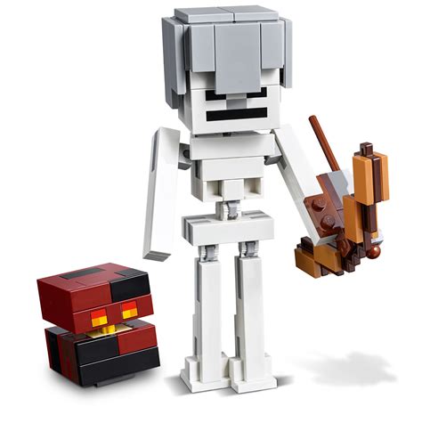 Buy Lego Minecraft Skeleton Bigfig With Magma Cube At Mighty Ape Nz