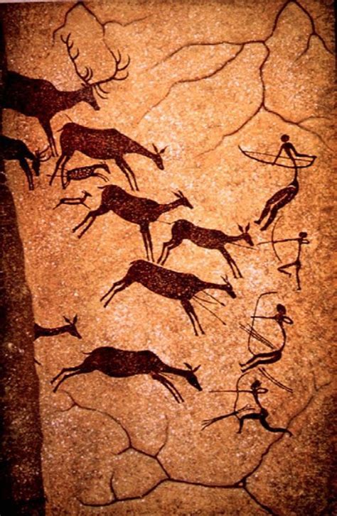 Arte Neolítico Pintura Arquitectura Prehistorica Repro Arte