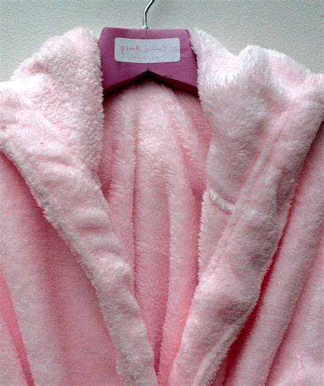 Girl S Pale Pink Dressing Gown By Pink Bamboo