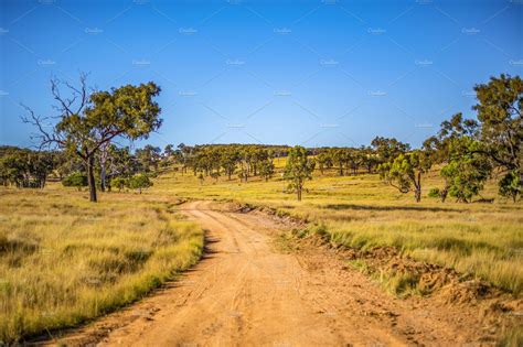 Outback Bush Track In Australia Outback Australia Country Roads