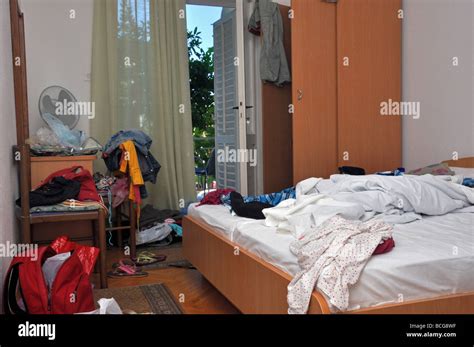 Messy Bedroom Stock Photo Alamy
