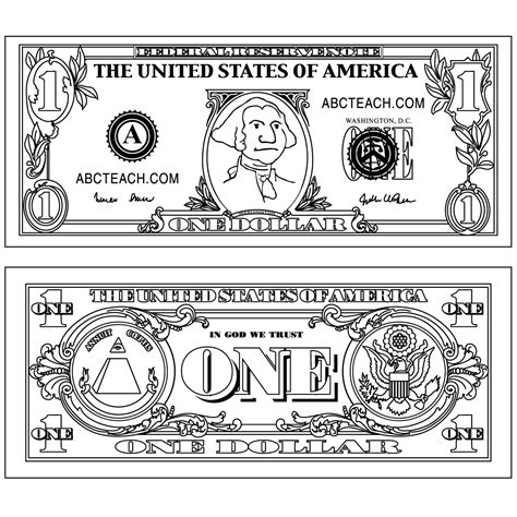 Clip Art Dollar Bill Outline Clipart Panda Free Clipart Images