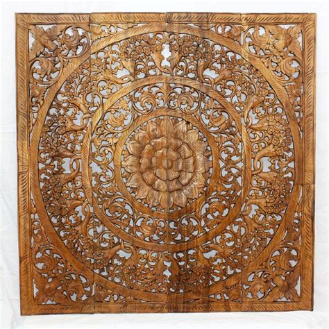 Wall Panel In Reclaimed Teak Wood Wall Décor Teak Wood Wall Decor