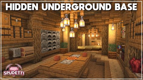 Minecraft Hidden Underground Base Tutorial How To Build 119 Youtube