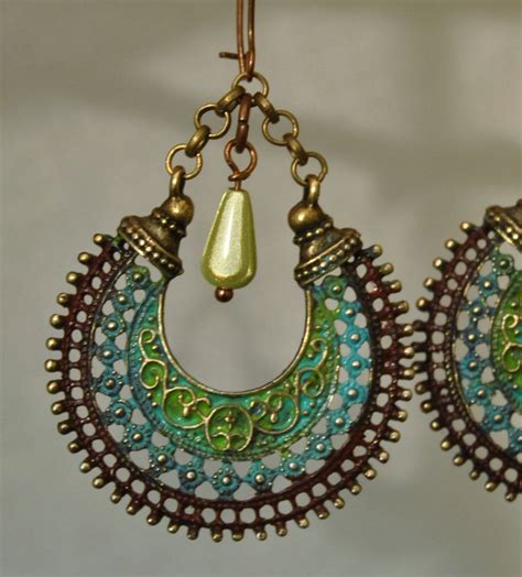 Boho Jewelry Bohemian Dangle Earring Hippie Jewelry Tribal Earring By