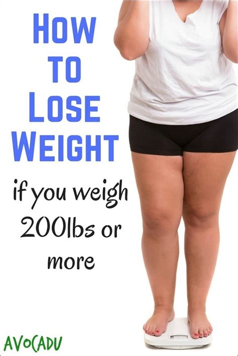 How To Lose Weight If You Weigh Lbs Or More Avocadu
