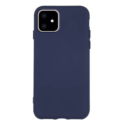 Θήκη Σιλικόνης Slim Fit Liquid Silicone Case Navy Blue Iphone 11