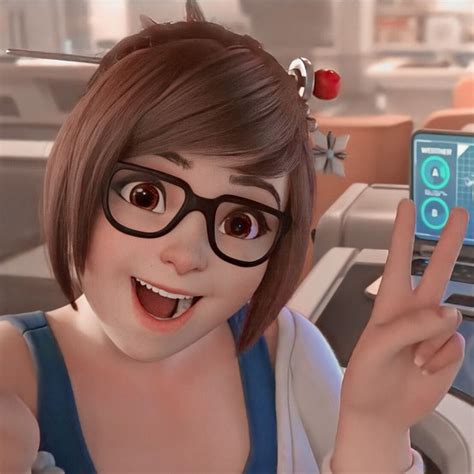 Adorable Mei Icon For Overwatch Fans