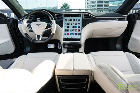 Tesla Model S Carbon Fiber Dash Panel Kit Luxury Car Interior 4 Door