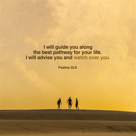 Psalms 328 I Will Instruct You And Teach You In The Way You Should Go