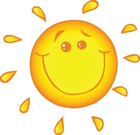Smiling Sun Png Clipart Best