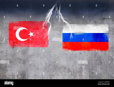 Great Crisis Between Turkey And Russia Stock Photo Alamy