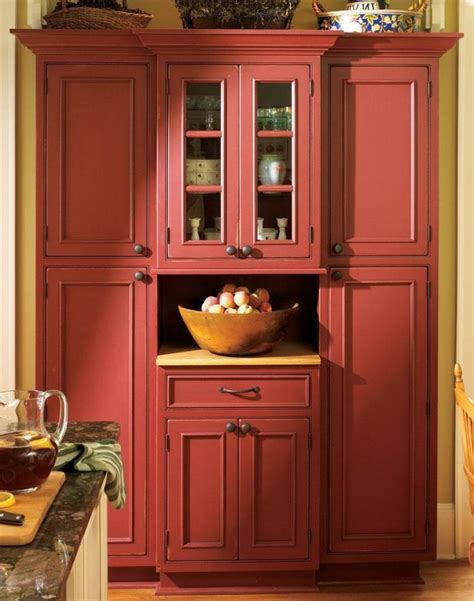 Get Rustic Red Kitchen Cabinets Pics Apocket Full Of Laughter
