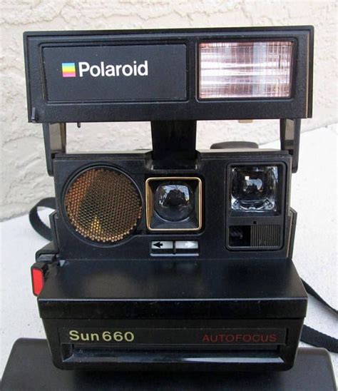 Polaroid Sun 660 Camera Vintage 1980s Flash Auto Focus Etsy Vintage