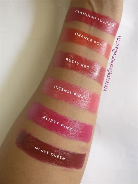 Amway Attitude Ss17 Intense Lip Color Swatches And First Impression