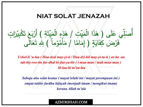 Hal ini merupakan perbedaan salat gaib dengan salat jenazah. Panduan melaksanakan solat jenazah dengan sempurna - Azmir ...