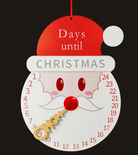 Santa Countdown Clock Blanks Blanks Baby