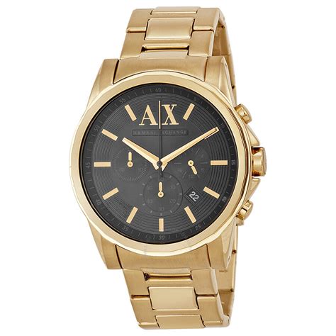 Free shipping on everything!* find the perfect style for any occasion from the best watch brands with overstock your online watches store! Armani Exchange Banks Chronograph Black Dial Gold-plated ...