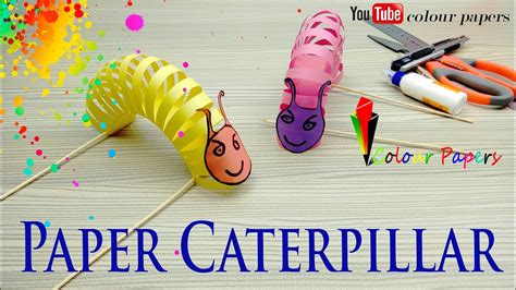 How To Make A Paper Caterpillar Crafts Paper Roll Crafts