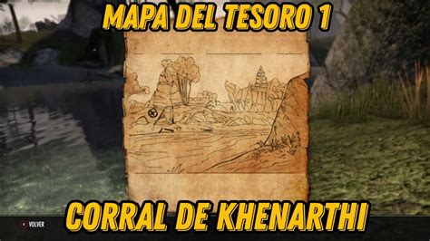 Mapa Del Tesoro El Corral De Khenarthi The Elder Scrolls Online