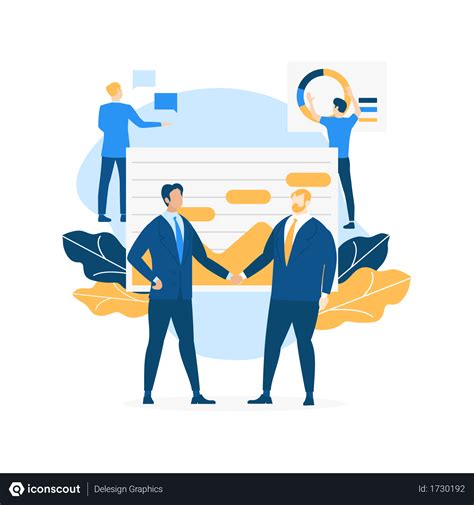 Free Sales Team Illustration Download In Png And Vector Format