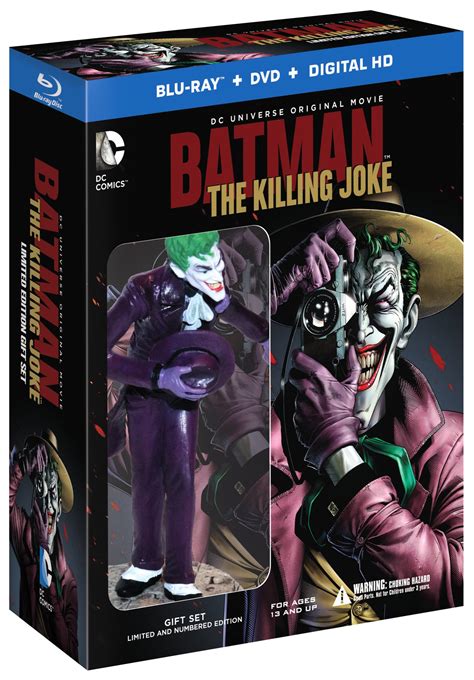 Batman The Killing Joke Blu Ray And Dvd Bonus Features And Release