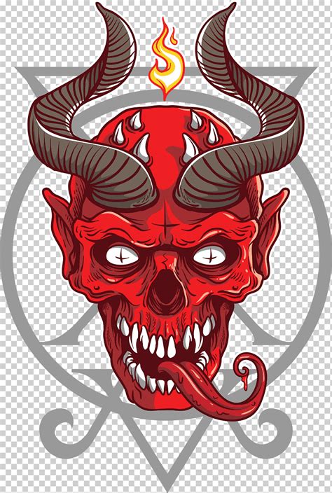 Diablo Demonio Diablo Ilustración Terribles Demonios Personaje De