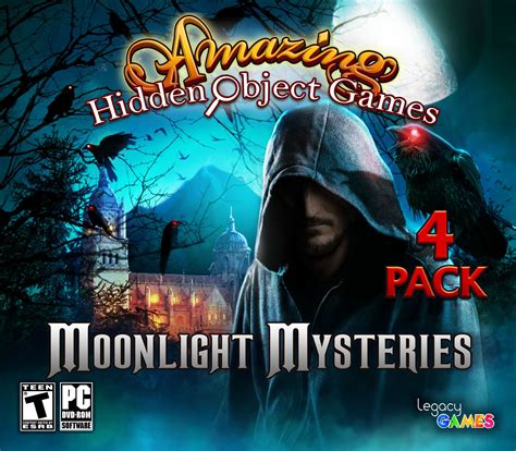 Moonlight Mysteries Amazing Hidden Object Games 4 Pack New