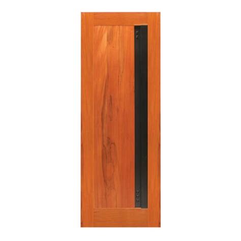 Modern Mahogany Front Door - R18 - SPECIAL ORDER - Discount Doors & More