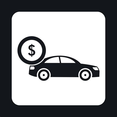 Buying Car Icon Simple Style 14692756 Vector Art At Vecteezy