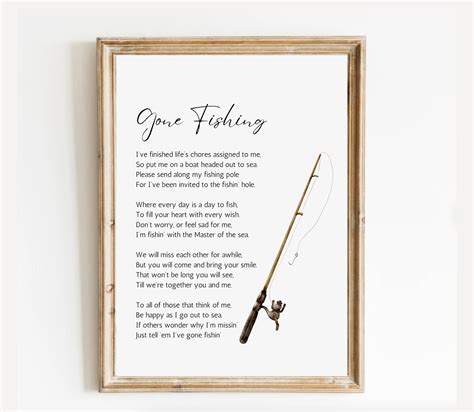 Poem Gone Fishing