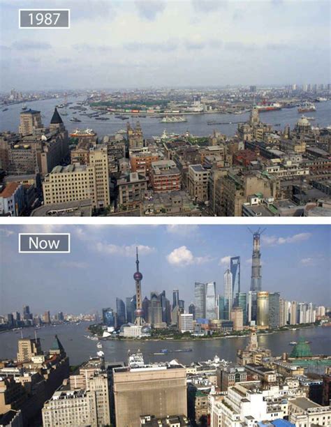 Shanghai China Then And Now Pictures Beautiful Places To Visit City