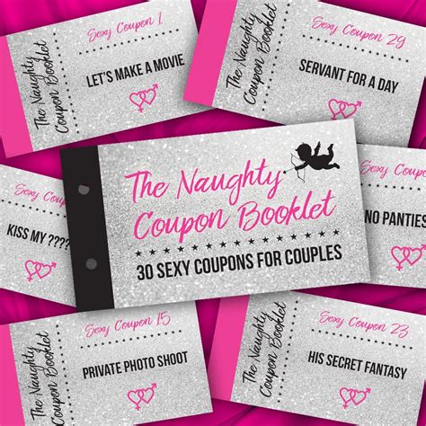 Naughty Coupons Sexy Coupons Naughty Coupon Book Naughty Etsy