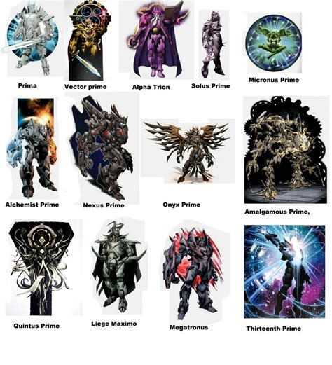 13 Primes Art Fantastique Transformers Art