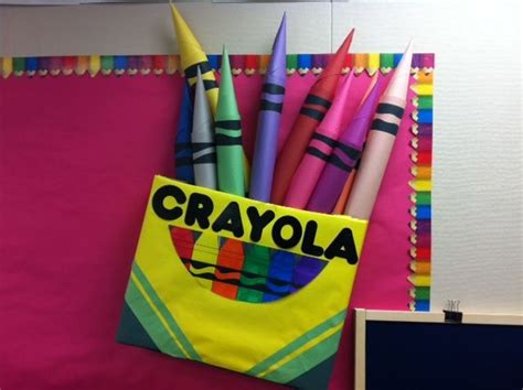 Art Classroom Crayon Themed Classroom Art Bulletin Boards