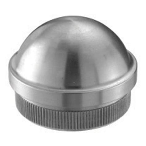 E011 Stainless Steel End Cap Decorative Semispherical For Tube 1 23