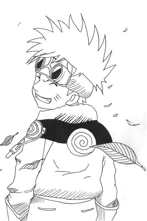 Sketsa Gambar Mewarnai Naruto Lengkap