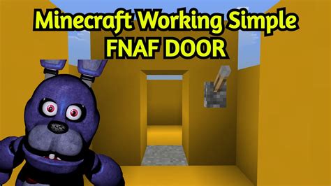 How To Make A Fnaf 1 Door In Minecraft Fnaf Tutorials 1 Otosection
