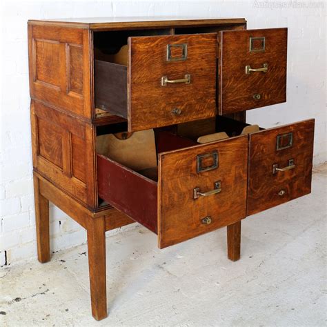 Antique Oak Filing Cabinet By Yawman And Erbe C1910 As281a315 0526