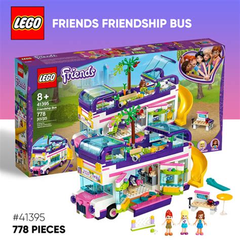 Qoo10 Lego Friends Friendship Bus 41395 Lego Playhouse Building Kit Toys