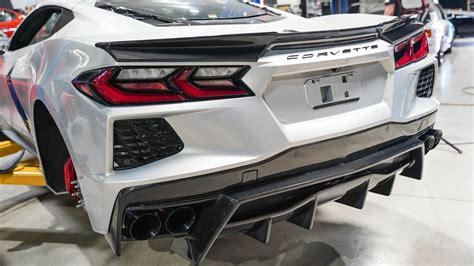 2020 2022 C8 Corvette Apr Performance Carbon Fiber Rear Spoiler Delete