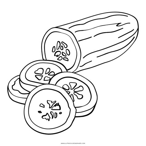 Dibujo De Pepino Para Colorear Ultra Coloring Pages