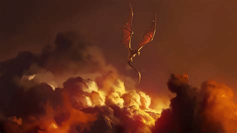 Majestic Dragon In 4k Sky By Ömer Tunç