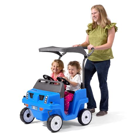 Step2 Side By Side Push Around Suv Two Seater Stroller Push Car