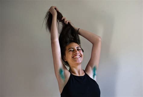 women who dye their armpit hair the new york times